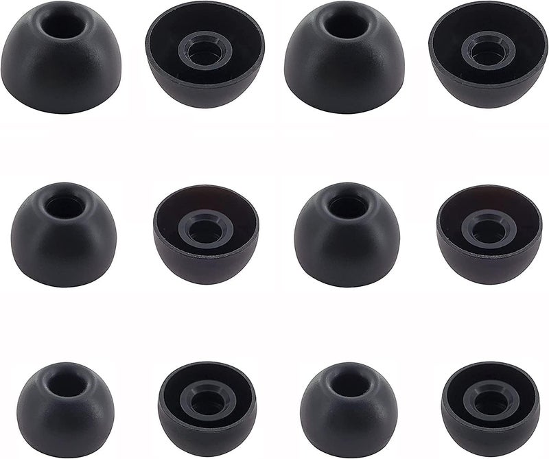 ALXCD Eartips Compatible with Beats Fit Pro, S/M/L 3 Sizes 6 Pairs Soft Silicon Earbuds Tips Replacement Ear Tips, Compatible with Beats Fit Pro, 6 Pairs Black - Image 2